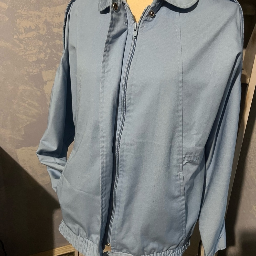 Vintage 80s men’s blue galliano Moto jacket size small - Picture 8 of 10